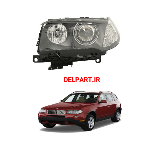 طلق چراغ جلو بی ام دبلیو x3 e83