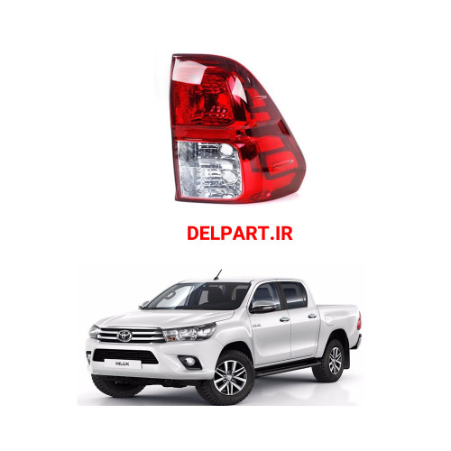 طلق خطر عقب تویوتا  hilux 2018