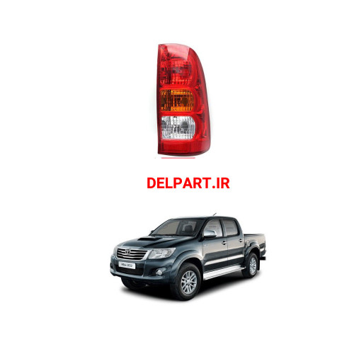 طلق خطر عقب  تویوتا  hilux 2008