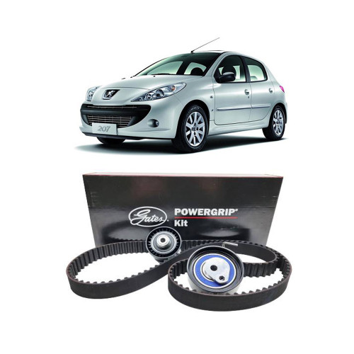 کیت تسمه تایم پژو 207 گتس (پاورگریپ)gates